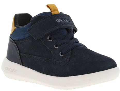 Geox B Hyroo Boy Ankle Boot, Navy Ochre, 7.5 UK Child