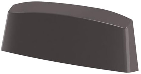 Estika Wasserschlitzkappen Fenster, 25 Stück, Grau 45 mm, fensterlüftung abdeckung, fenster lüftung, fenster scharnierabdeckung, fenster schwitzwasser