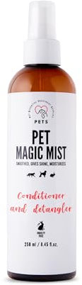 Pets Magic Entfilzungsspray Hund Katze 250ml – Fellpflegespray für Hunde & Katzen - Fellpflege - Conditioner Spray für leichte Kämmbarkeit & Glänzendes Fell