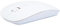 OSALADI Ratón Inalámbrico Portátil, 2.4GHz, USB, Blanco, para Ordenador Portátil y PC