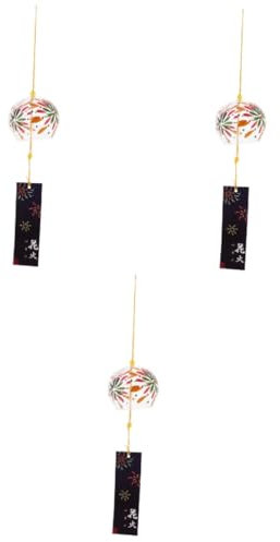 Abaodam Lot De 3 Carillons Éoliens en Verre Simples Et Élégants pour La Maison Et Le Bureau