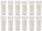 Acan Tradineur - Pack de 12 velones de Santo de parafina y Cera Vegetal, Velas litúrgicas, decoración de Iglesias, cementerios, tumbas (Blanco, 16 cm)