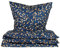 Schiesser Bettwäscheset Liliebeth | 2-teilig | Floral | Renforcé | 100% Baumwolle | Oeko-Tex Zertifiziert | Reißverschluss | 135x200cm + 80x80cm | Blau-Beige