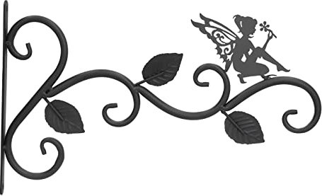 Ejoyous Pflanzenhalter Wand, Blumenampel Halter Pflanzen Wandhalterung Gusseisen Blumenhalterung Pflanzenhalterung Metall Blumen Halterung, für Innen Außenbereich Vogelfutterspender