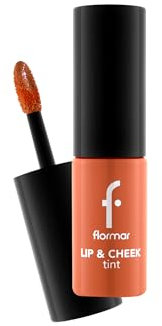 Flormar Lip and Cheek Tinte para labios y mejillas– Apricot Marmlde -2 en 1 Tinte labial de larga duración | Color de labios intenso y natural con rubor en barra | Maquillaje ligero e hidratante.
