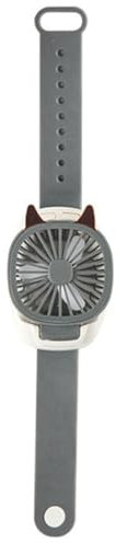 yeeplant Armband Elektrischer Ventilator, modisch, Silikon, cool – professioneller Mini-Ventilator, tragbar, 3 Gänge, Handheld, Erwachsene, Uhren-Ventilator, Schule