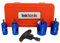 TekTools Drill Reamer Bevelling Kit - Pipe Reamer/Beveller for MLCP Pipe (Pert-Al-Pert or Pex-Al-Pex), Professional Pipe Chamfering, Attached Handle Included - 16mm, 20mm, 25mm, and 32mm