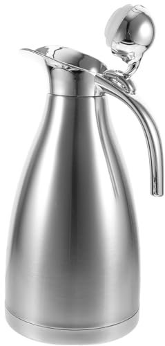 HOLIDYOYO Botella Térmica De Acero Inoxidable De 2.0l Para El Hogar