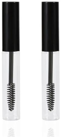 2 Leerrohr Modische leere Wimpern Wachstumsöl Tube Behälter Mascara Flasche mit Wimpernstab Wimpernröhrchen Fläschchen Ideal Kit für DIY Kosmetik 10ml