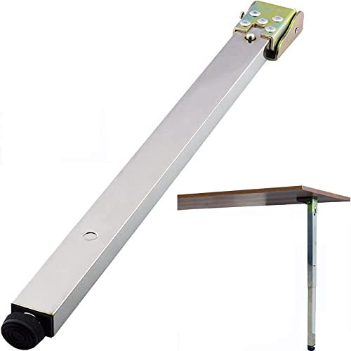 RINUD Möbelfüße, Verstellbare Klapptischbeine, Tragende Stützbeine für Schreibtisch/Bartheke/Kaffeetisch Schreibtisch(49.2'')
