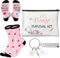 Weewooday Set di Regalo di Ringraziamento per Infermiera Calzini Portachiavi Borsa per Cosmetici per Donna Nurse Survival Kit Regalo di Ringraziamento per Natale Giornata degli Infermieri