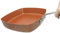 CHDWEY Pfannen Non-Stick Copper Square Pan with Ceramic Frying Pan Copper Oven Dishwasher Chef Square Fry Pan