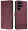 Cqkob Coque pour Google Pixel 4A 5G Housse Etui Portefeuille Cuir Multifonction Fermeture Magnétique à Clapet Anti-Bourgogne