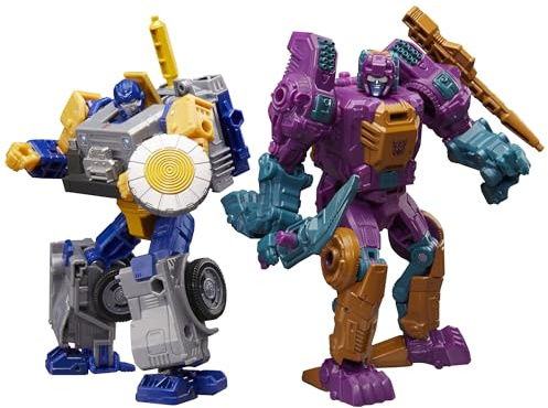 Transformers Age of The Primes Wreck ‘n Doom Collection Fisitron und Carnivac, verwandelbare Action-Figuren, 2er-Pack