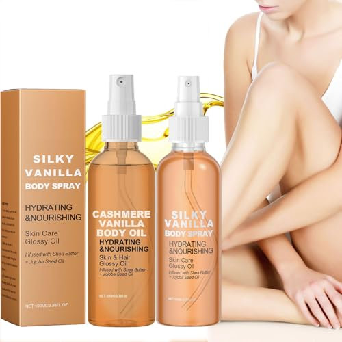 1/2/3PCS Body Oil Cashmere Vanilla,Vanilla Cashmere Body Oil, Vanilla Cashmere Lotion, Bodylotion Vanille, Softens Skin, Deeply Nourishes the Skin (2)