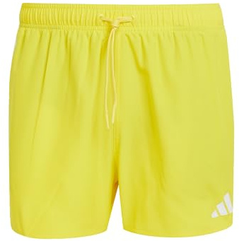 adidas Men's 3-Streifen 3-Inch Badeshorts Yellow/White 2XL