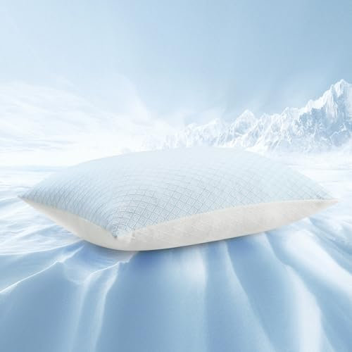 Deodar Memory Foam Pillow 40x80 cm Kühlendes Kissen Antibakterielles Kissen für Seiten- und Rückenschläfer