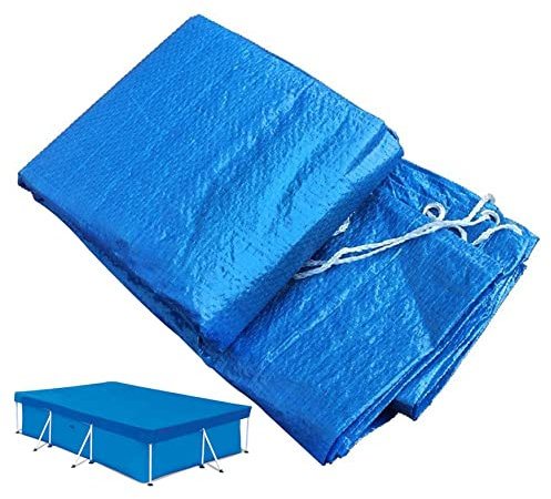 DAGLLGEW Poolabdeckung Rechteckige Schwimmbadabdeckung wasserdichtes UV -Widerstand staubdichtes Pool Tuch 400x211cm, Poolabdeckung