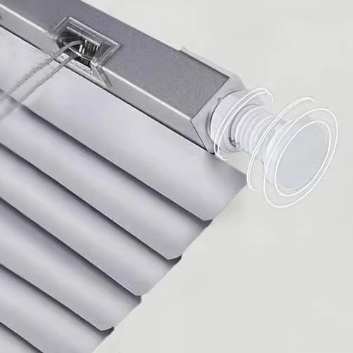 Aluminium Jalousie - Schatten bis Wasserstand ohne Bohren für Fenster, wasserfeste Aluminiumplatten 25 mm für leichte Größen