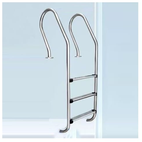 Schwimmbadleiter, Hochleistungs-Poolleiter Aus Edelstahl Mit Zwei/DREI Stufen, for Eingebaute Pools, Tragfähigkeit 200 Kg(3steps)