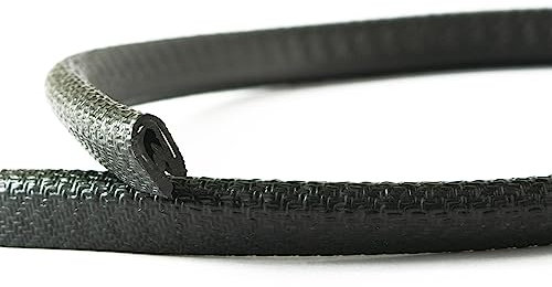 EUTRAS [3m] Kantenschutz mit Kunststoffklemmband POM 1-2 mm schwarz - NICHT ROSTEND - hält ohne Kleber – schützt und entschärft Kanten – Industriequalität Made in Germany