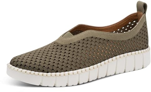 Jana Damen Vegan 8-24560-46 Slipper, Olive, 39 EU