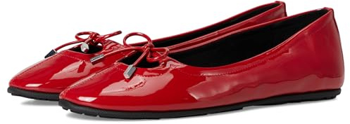 Aerosoles Women's Perle Ballet Flat, Racing Red Patent Faux Leather, 8.5M