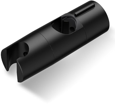OFFO Handbrause Halterung, Verstellbar Duschstange Durchmesser, Duschkopfhalterung für Konus 20-23mm, ABS Kunststoff, Universal Duschkopf Halterungen, Duschhalterung, Mattschwarz