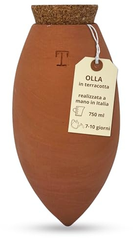 Olla in Terracotta Artigianale per irrigazione Piante Autonomia 7/10 Giorni