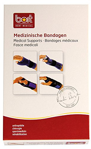 Bort Handgelenkstütze mit Alu-Schiene, links small, beige