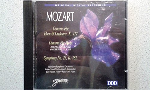 Concerto for Horn & Orchestra, K. 417/Concerto for Harp, K. 415/Symphony No. 23, K. 181(1990)(Stradivari SCD-6098)