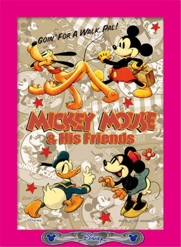 Disney 204 Teile Puzzle Petit Mickey & Friends Puzzle und Rahmen gesetzt 98-628 (Japan-Import)