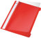 Leitz 4197-00-25 Hefter Standard, A5, langes Beschriftungsfeld, PVC, rot
