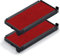 Trodat Ersatzkissen 6/4915 für Printy 4915 Stempelfarbe Rot, 2er-Pack
