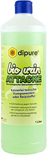 Katzenurin-Entferner - Bio Urin Attacke - Geruchsentferner mit Mikroorganismen (Katzen-Urin Reiniger, Geruchskiller, Geruchsneutralisierer, Urinfleck Entferner)
