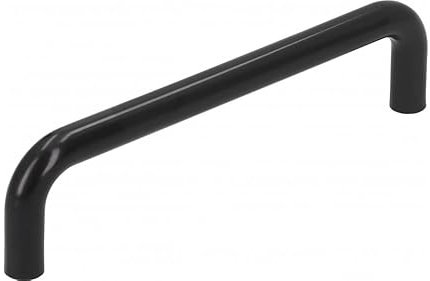 SIRO Möbelgriff Hösbach, 2 Stück, Schlicht, Kunststoff schwarz 2 stück, 138 mm x 35 mm x 10 mm, LA 128 mm, H121-138A3V2
