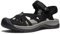 KEEN Women's Rose Sandal Black/Neutral Gray, 8.5