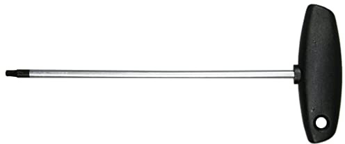 SW-Stahl 02015L T-Griff Schraubendreher TX30 x 200 mm Torx Schraubenzieher | Aus Chrom-Vanadium S2-Sonderstahl, 1-Komponenten-Griff mit praktischem Aufhängeloch, ideal für schwer zugängliche Stellen