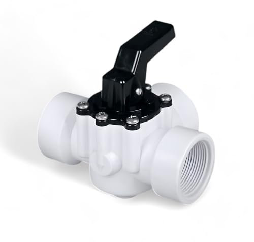 Fibropool Vanne de piscine 3 voies 1 1/2 filetage femelle