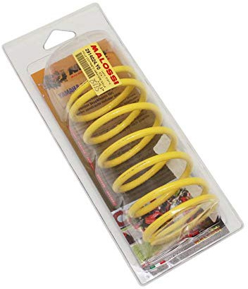 RESSORT VARIATEUR MAXISCOOTER MALOSSI POUR ORIGINE YAMAHA 500 TMAX, 530 TMAX (2914024. Y0) JAUNE (RIGIDITE +7%) (+ MONTAGE POUR MULTIVAR)