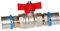 EasyPRESS Pressfitting Kugelhahn DVGW für Mehrschichtverbundrohr u. PE-RT (Pressprofil: TH - Kontur) Kugelhahn in (32 mm )