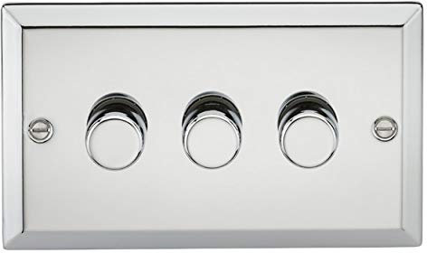 Knightsbridge Dimmer Bevelled Edge, Polished Chrome
