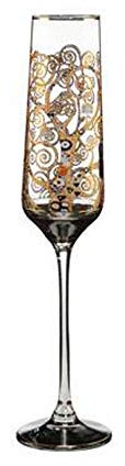 Goebel 66-913-50-1 Flûte à champagne en verre doré