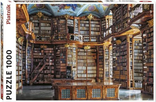Piatnik - 5561 | 1000 Teile Puzzle Motiv Bibliothek | Die große Herausforderung