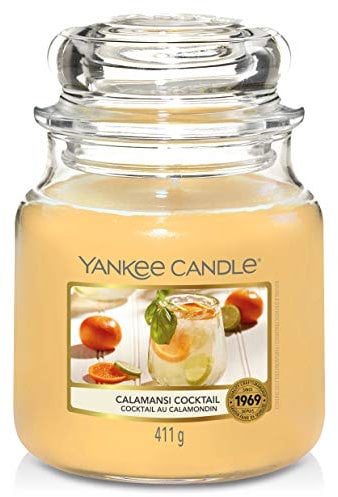 Yankee Candle Classic Medium Jar, Wax, calamansi Cocktail, Candle