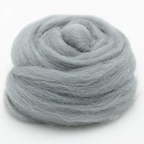 mjolda Filzwolle 20gr. Merinowolle/Märchenwolle zum Trockenfilzen und Nassfilzen (Perle)