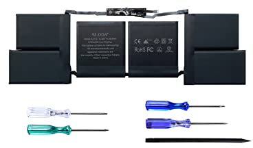 SLODA A2113 A2141 Batería de Repuesto para Macbook Pro 16 Retina (versión 2019) EMC 3347 BTO/cto MVVJ2xx/A MVVK2xx/A MVVL2xx/A MVVM2xx/A [Li-Polymer 11.36V 8700mAh]