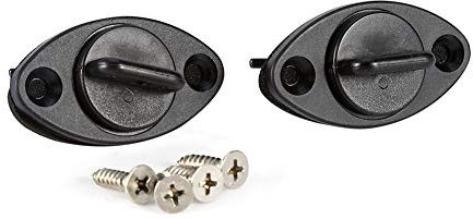 Yosoo Health Gear Universal Drain Plug Kit, 2PCS Boat Bung Plug Boat Drain Bung 2 Plugs Bung w/Screws for Canoe Boat Dinghy Kayak Boat Drain Holes Plugs Replacement Accessories Kayak Drain Plug