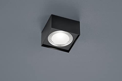 Helestra Kari Deckenleuchte LED, schwarz matt - quadratisch