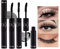 Mimore Mascara a Doppio Effetto: Impermeabile, Naturale, Allungamento e Ispessimento, Effetto Ciglia Finte, Nero, Lunga Durata